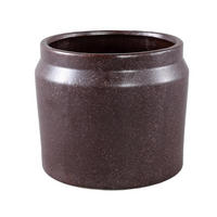 TOPF Jillanne Violett 18.5/18.5/16cm - Lila, Keramik (16cm) - PTMD Collection