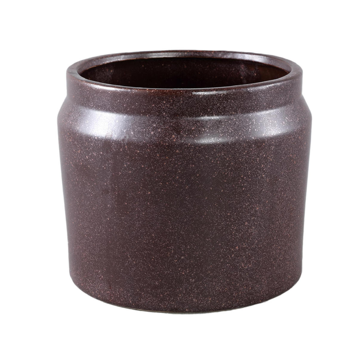 TOPF Jillanne Violett 18.5/18.5/16cm - Lila, Keramik (16cm) - PTMD Collection