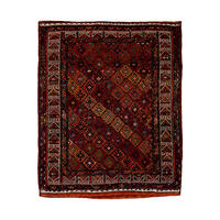 HANDWEBTEPPICH Sofreh Kordi Mehrfarbig 95/78 cm Schurwolle - Multicolor, Textil (78/95cm) - Looma