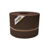 SICHTSCHUTZSTREIFEN Rille PP für Doppelstabmatte Zaunblende Braun 50m - Braun, Kunststoff (5000/19cm) - ZAUN|ZU