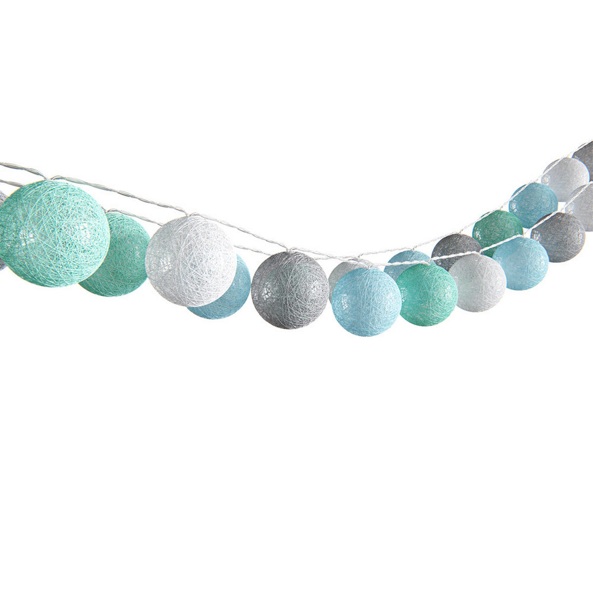 SVĚTÝLKA NA VÁNOČNÍ STROMEČEK Zelená - šedá/zelená barva, plast (310cm) - Vicco