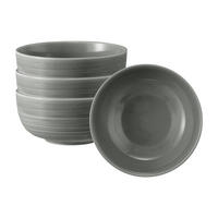 MÜSLISCHALEN Terra Perlgrau ø 15 cm 4er Set - Grau, Keramik (15cm) - Seltmann Weiden