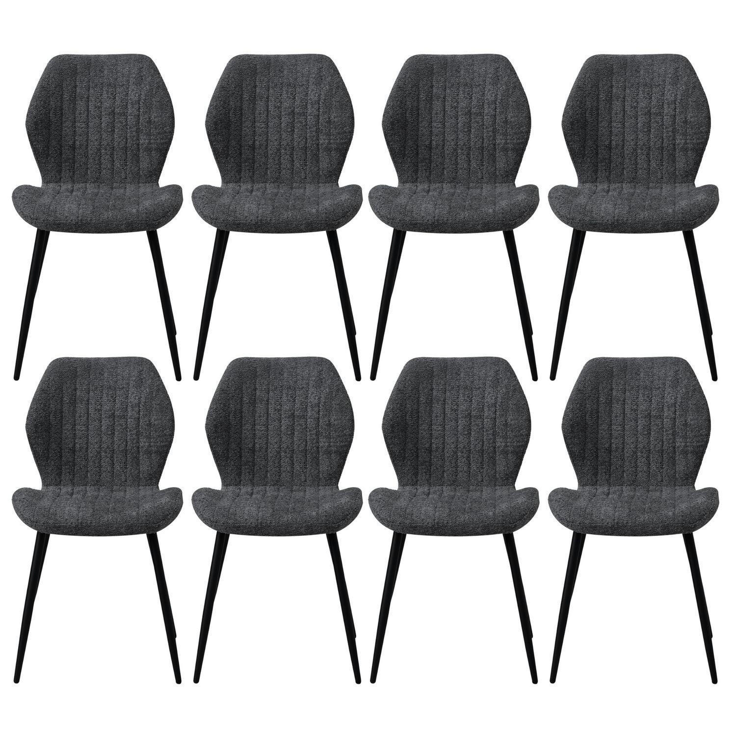 XXXLutz Esszimmerstuhl Grau 43x86x47.5 cm