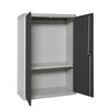 STAHLSCHRANK Amego HxBxT 90x80x40 cm 1x Fachboden Anthrazit-Grau - Anthrazit, Metall (80/90/40cm) - PROREGAL