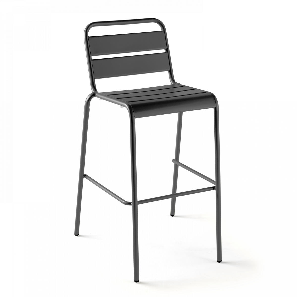 GARTENSET 3-tlg., Grau - Grau, Metall - Oviala