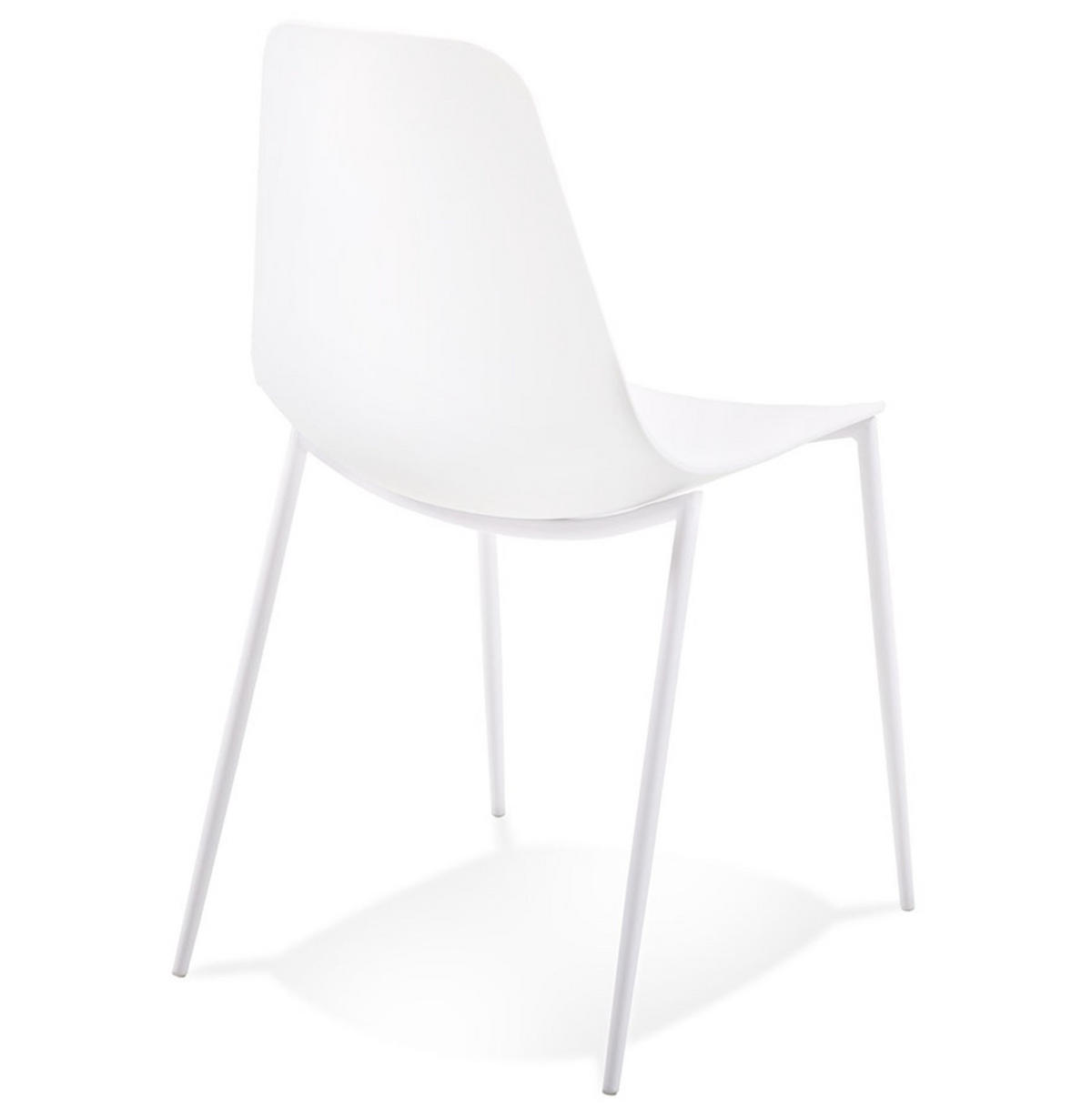 STUHL FELIZ weiß - Weiß, Kunststoff (48/88/48cm) - Légia Home
