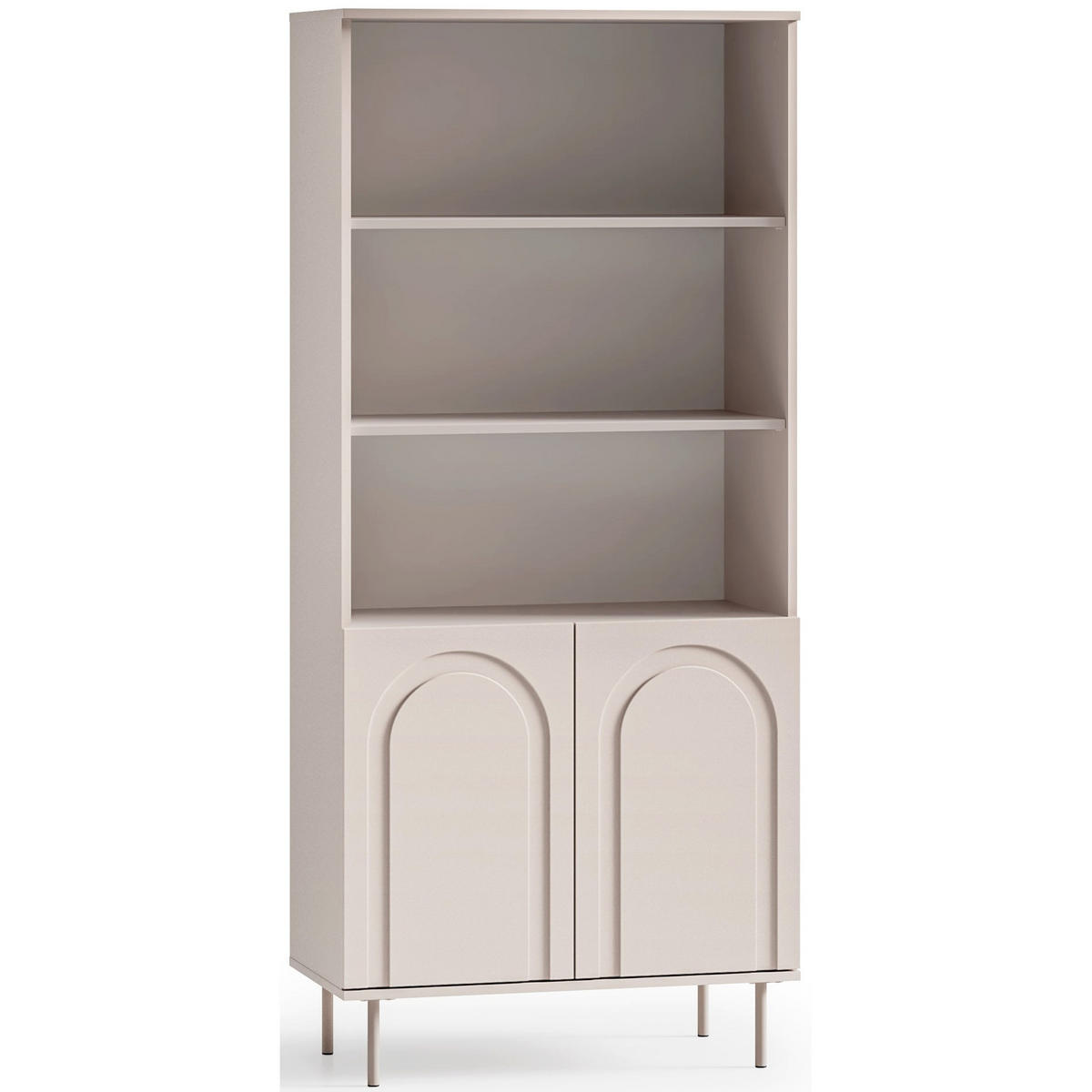 REGAL Orvella Taupe 80 cm - Taupe, Holzwerkstoff (80/180/40cm) - Homebook