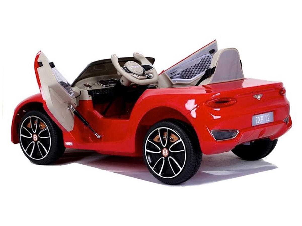 KINDER ELEKTROAUTO Bentley EXP 12 rot - Rot, Kunststoff (108/60/43cm) - TPFLiving