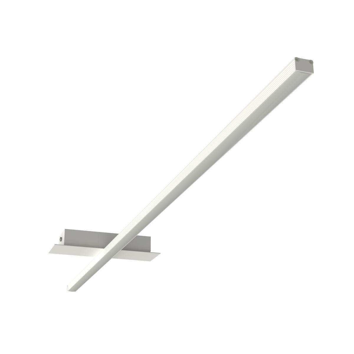 LED-DECKENLEUCHTE - Weiß, Metall (2/100/2cm) - Lumicom