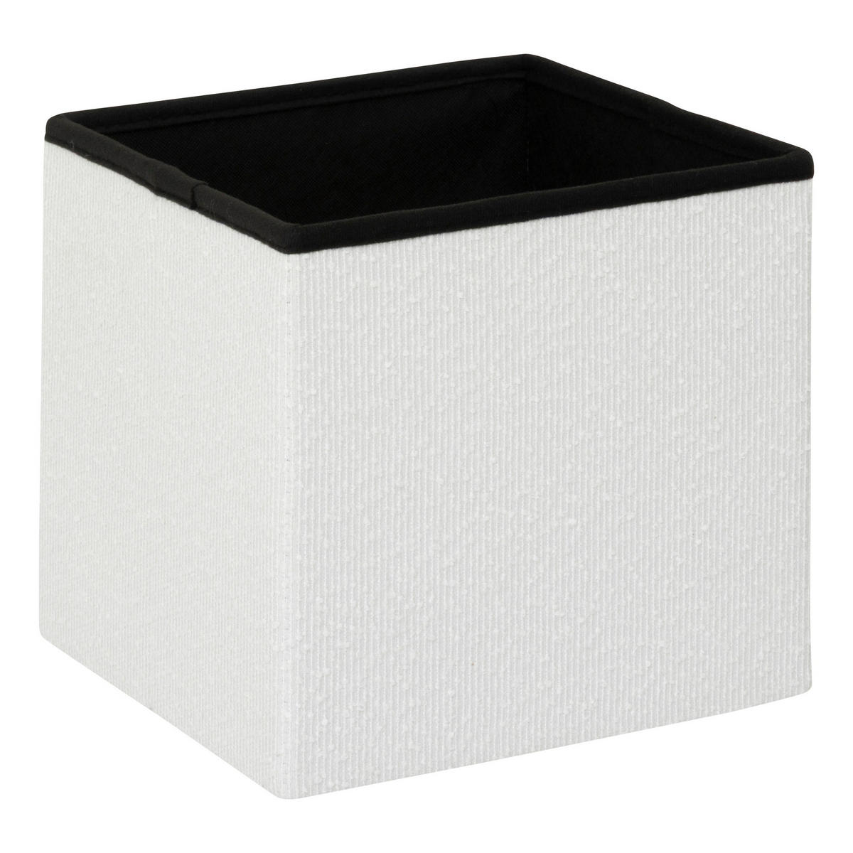 BOUCLÉ-POUF Modul 31/31/31 cm - Weiß, Holzwerkstoff (31/31/31cm) - 5five Simply Smart