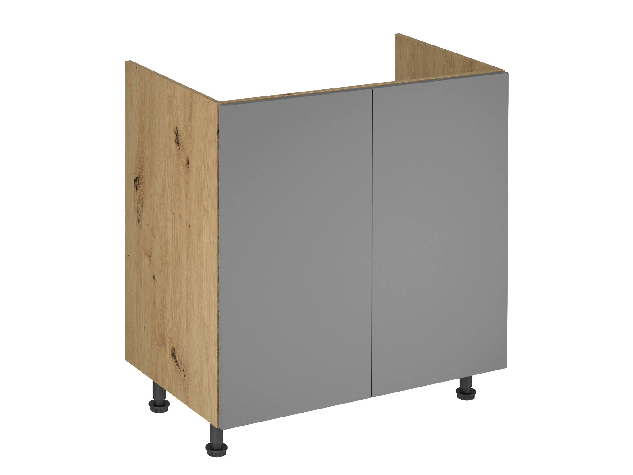 SPÜLENSCHRANK 80 cm – Nexa D80Z P/L – Beige - Beige, Holzwerkstoff (80/82/47cm) - ROYAL24_MARKT