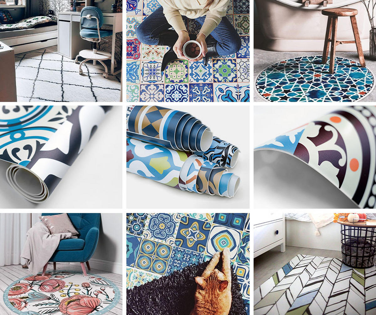 TEPPICH 150x225 cm Gemalte Indianerfedern Boho Vintage - Silberfarben, Kunststoff (150/0.2cm) - Wallfluent