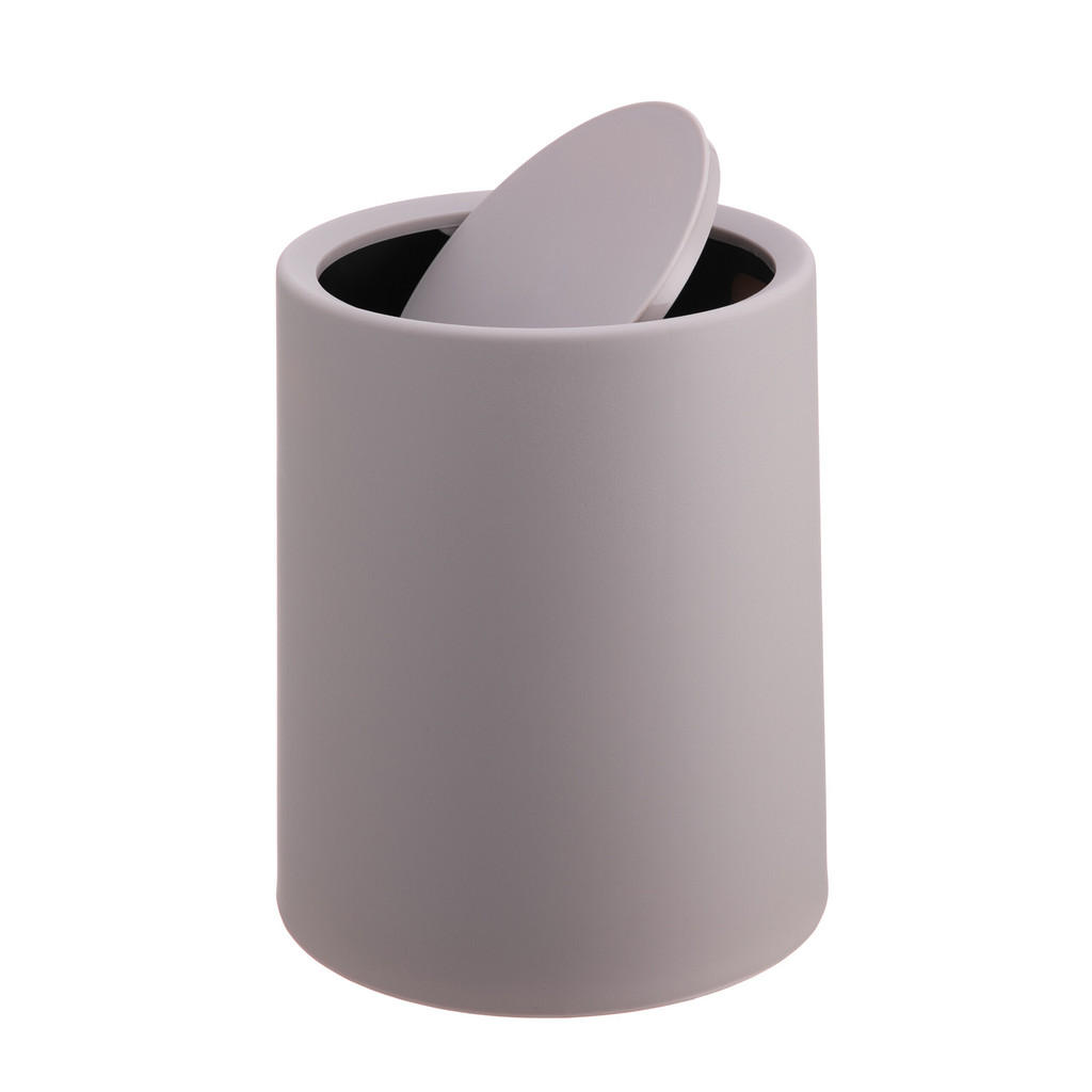 Relaxdays KOŠ Béžový s výklopným víkem 6 l plast