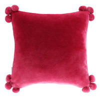 KISSENBEZUG Cabo - Dunkelrosa, Textil (45/45cm) - home&you