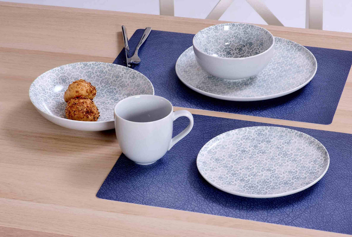 SUPPENTELLER Porto grau ø 21,5 cm 6er Set - Grau, Keramik (21.5cm) - Ritzenhoff Breker