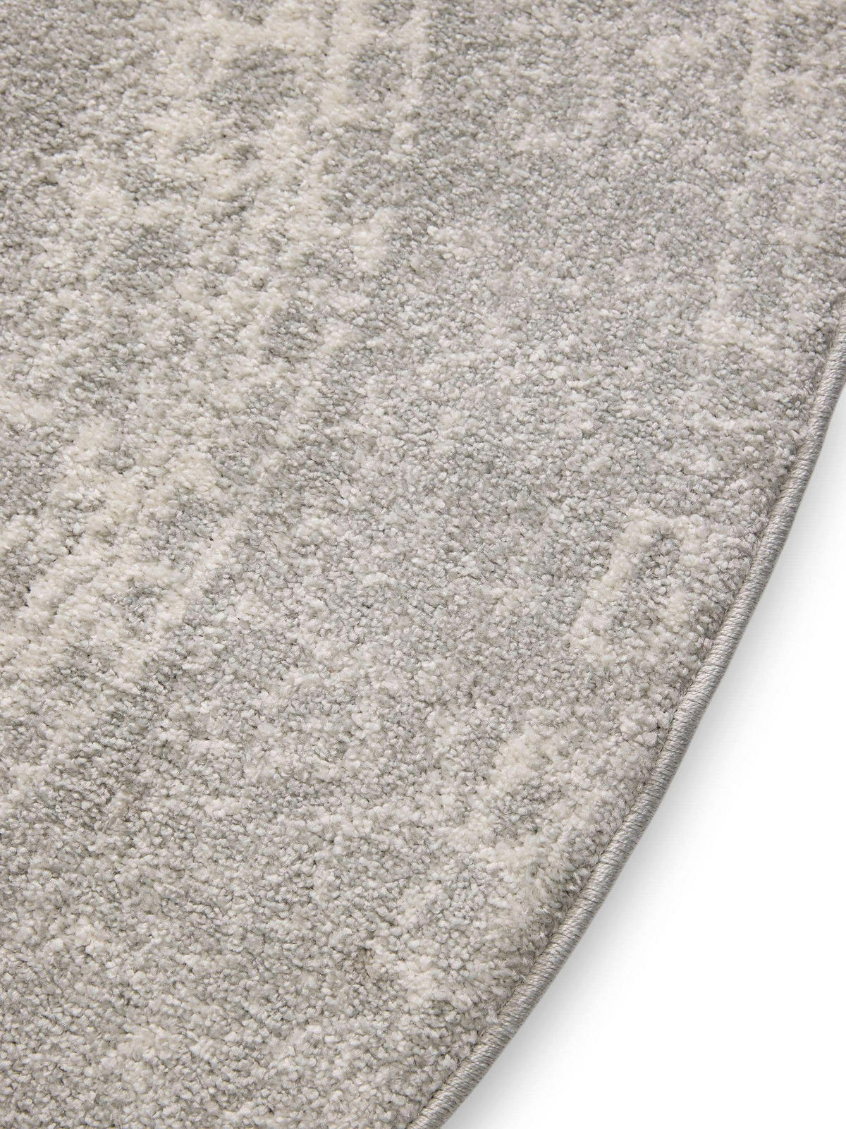 VINTAGE-TEPPICH Sia ø 160 cm rund - Taupe, Kunststoff (160/160cm) - benuta