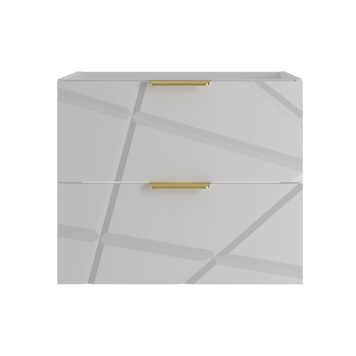 WASCHTISCHUNTERSCHRANK 60cm Aurora Weiß - Weiß, Holzwerkstoff (60/50/45.8cm) - Petits-meubles