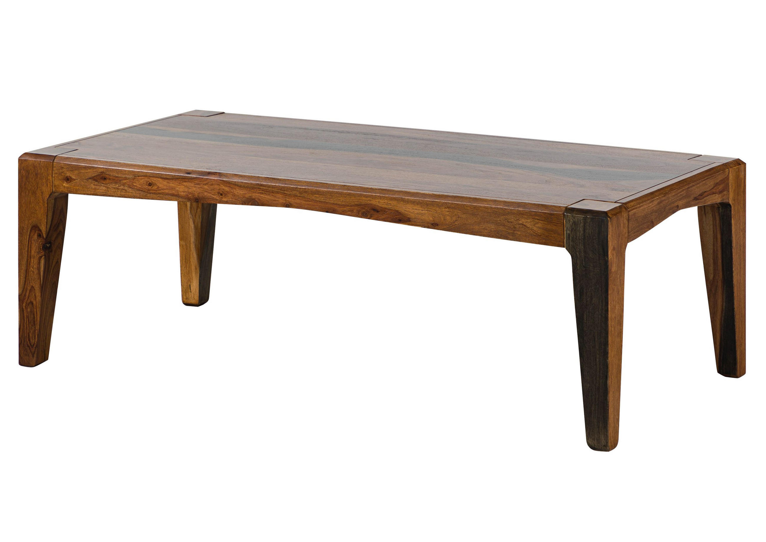 COUCHTISCH Sheesham 120x60x40 dunkelbraun lackiert ANCONA #203 - Dunkelbraun, Holz (120/60/40cm) - Massivmoebel24