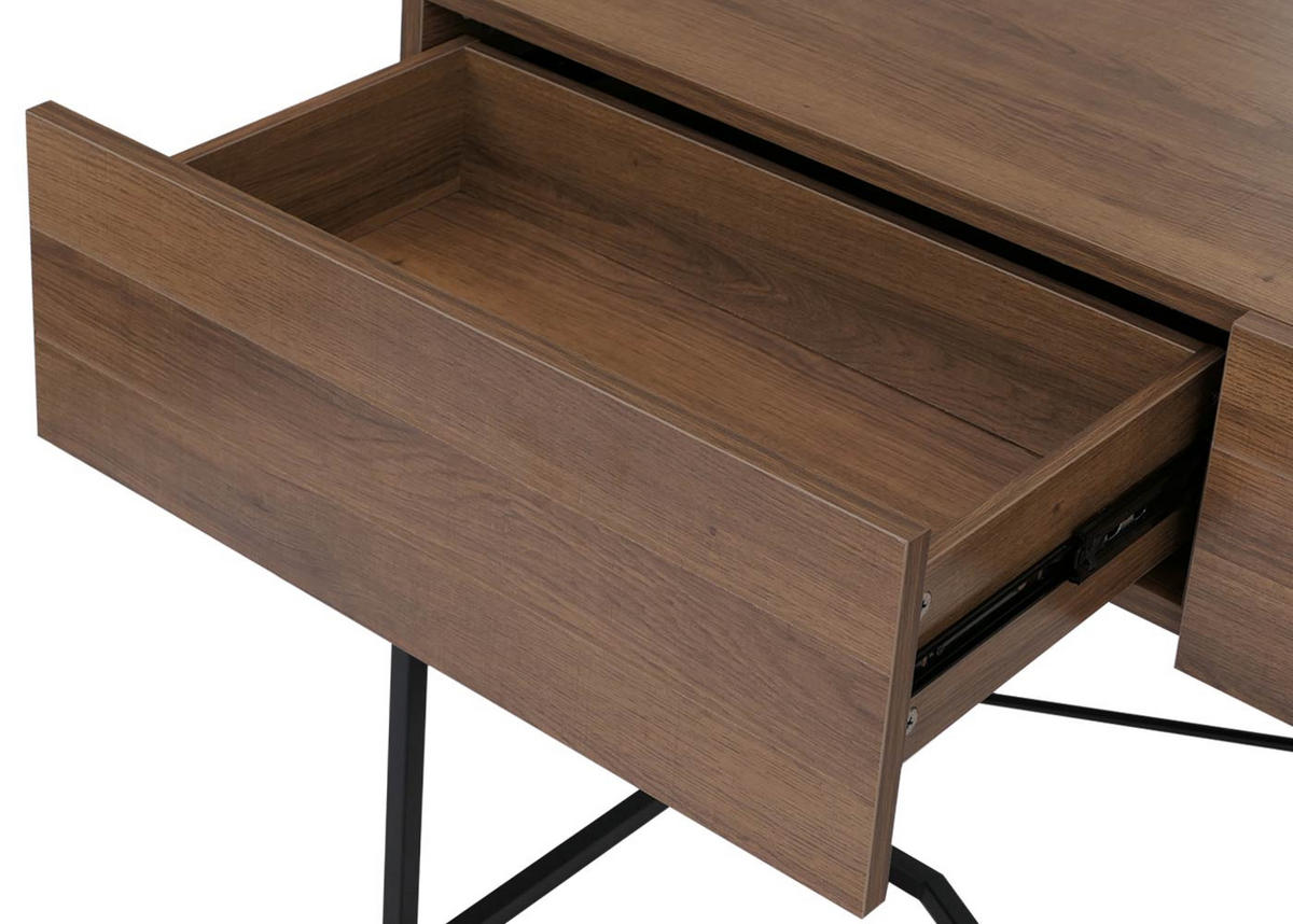 KONSOLENTISCH rechteck Braun - Braun, Holz (40/120/81cm) - MCW