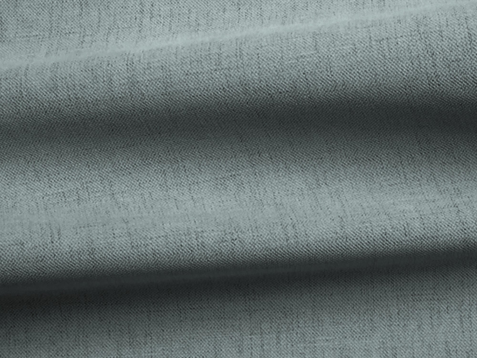 2-SITZER SOFA Strukturstoff Blau - Pastellblau/Schwarz, Holzwerkstoff/Kunststoff (180/77/90cm) - Makamii