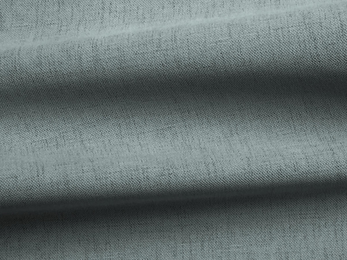 2-SITZER SOFA Strukturstoff Blau - Pastellblau/Schwarz, Holzwerkstoff/Kunststoff (180/77/90cm) - Makamii