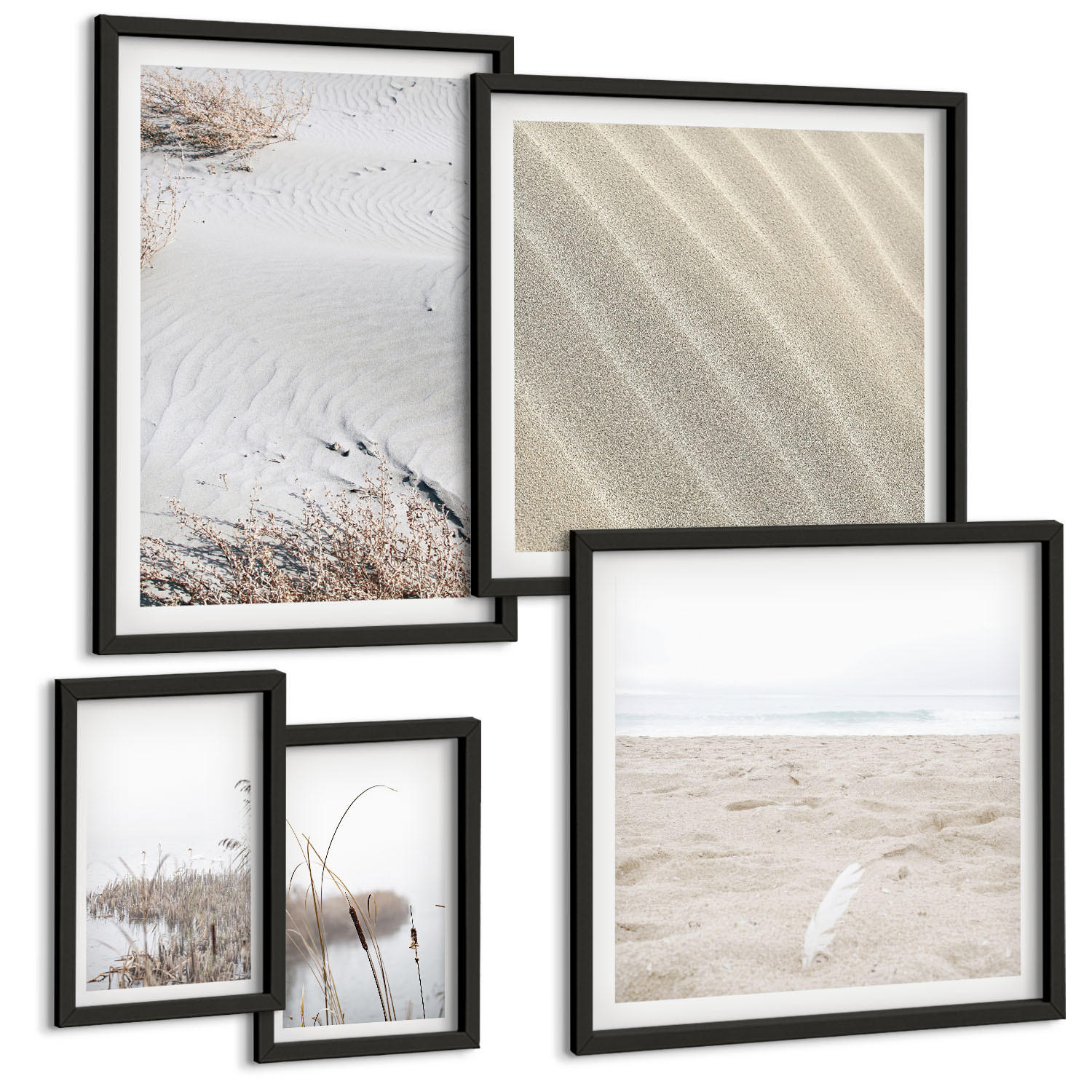 Tulup Bilder Schwarz 40x60 cm