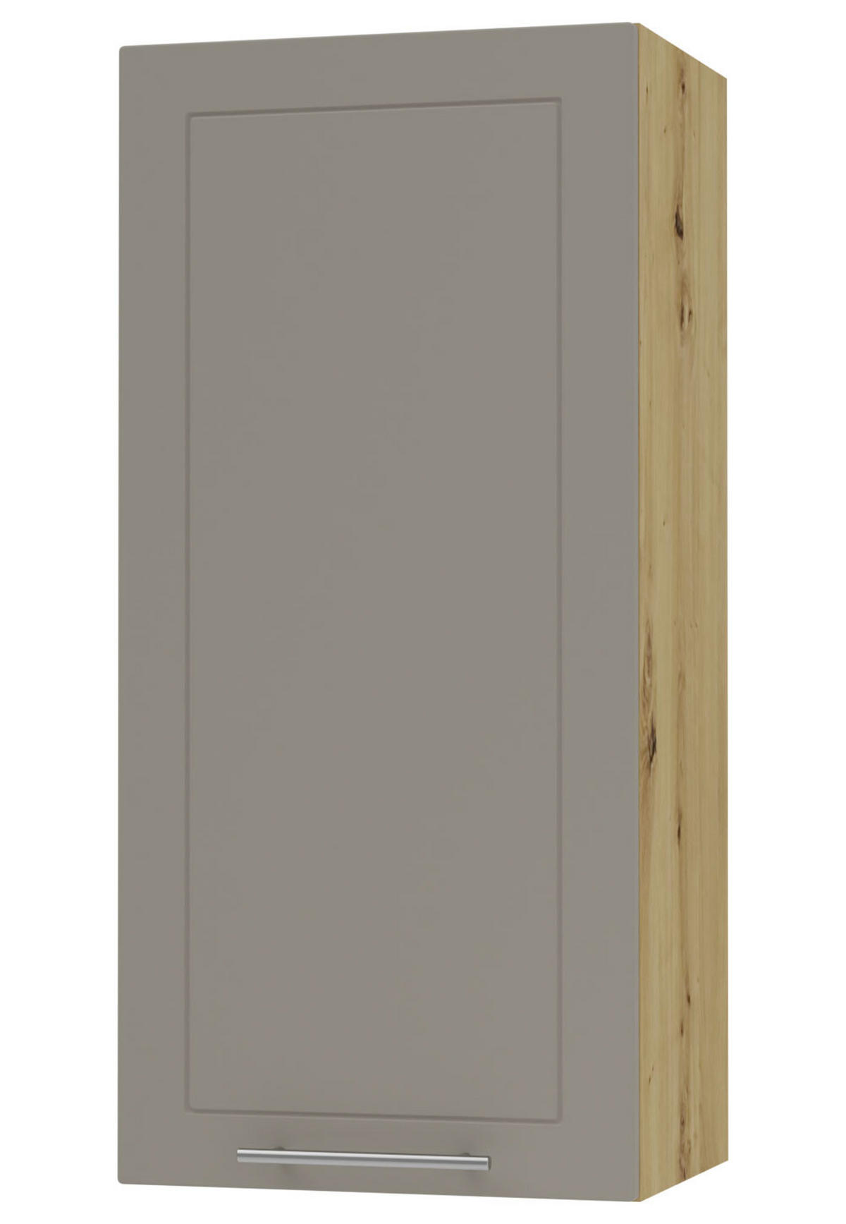KÜCHENHÄNGESCHRANK Kvantum W4/45 Beige Matt / Eiche Artisan Matt 45 / 32,5 / 96cm - Beige/Eiche Artisan, Holz/Holzwerkstoff (45/96/32.5cm) - Feldmann-Wohnen