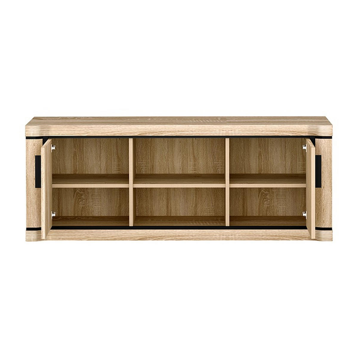 TV-LOWBOARD Dallas D-12 137 x 53 x 45 cm Eiche Sonoma - Sonoma Eiche, Holzwerkstoff/Kunststoff (137/53/45cm) - Koseto