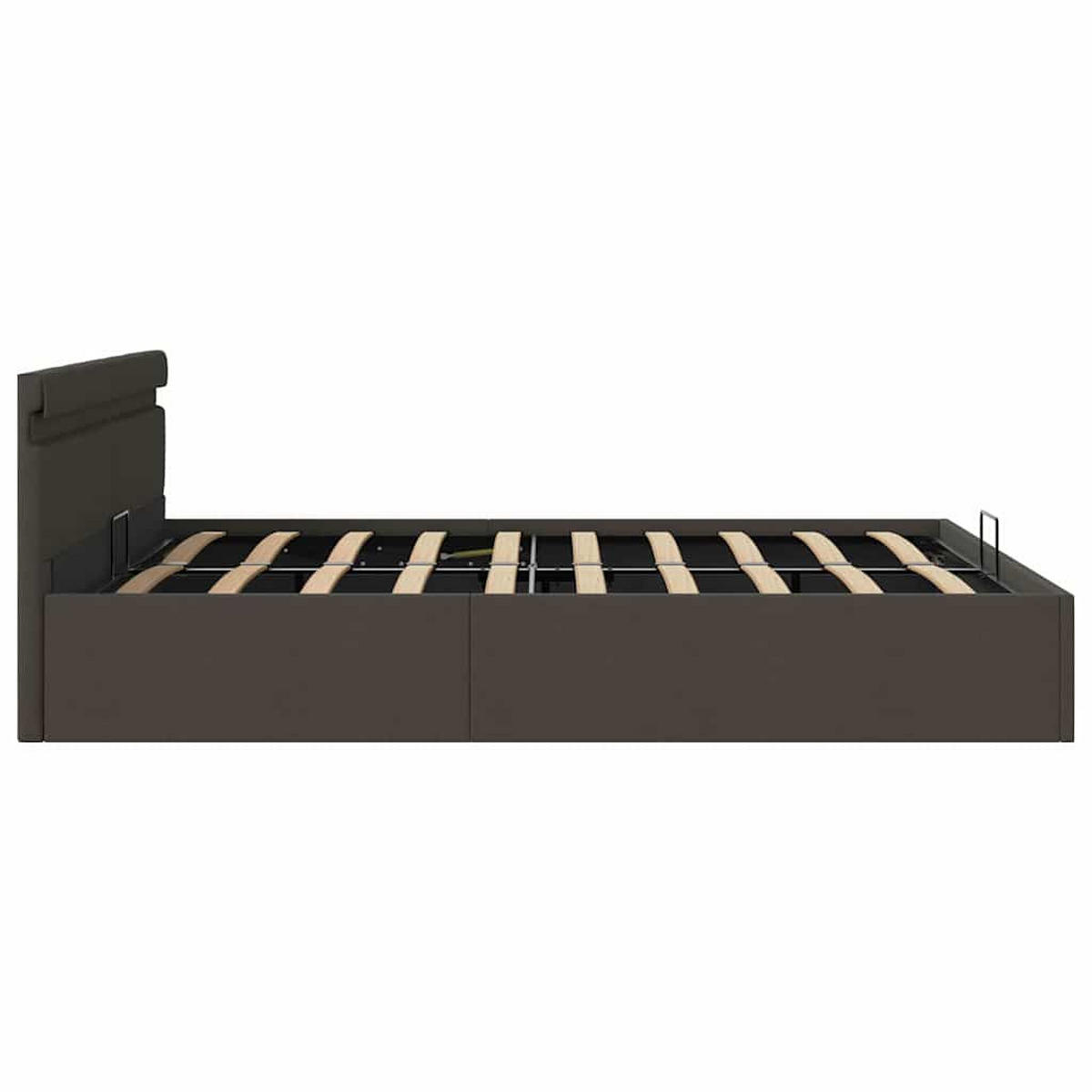 METALLBETT Ibarra 168/211 cm - Dunkelgrau, Metall (160/200cm) - Nettlife