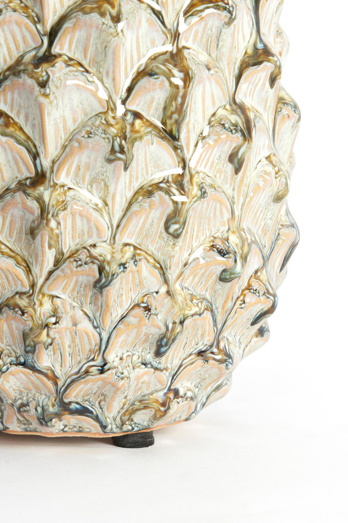 ORNAMENT Nanasi Grün 18/18/30.5 cm - Grün, Keramik (18/30.5/18cm) - Light & Living