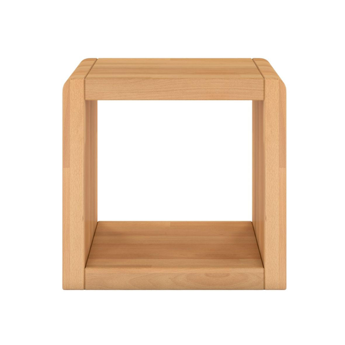 MASSIVHOLZNACHTTISCH Angeli, Buche - lackiert, Naturfarben - Buchefarben, Holz (40/38/30cm) - Visby