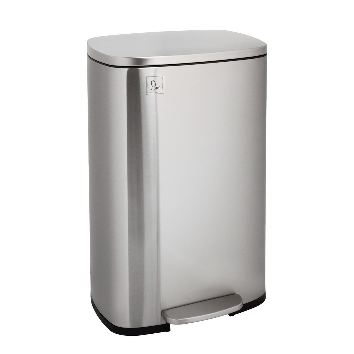 MÜLLEIMER TQ50 Silber - Silberfarben, Metall (43/65/37cm) - SVITA