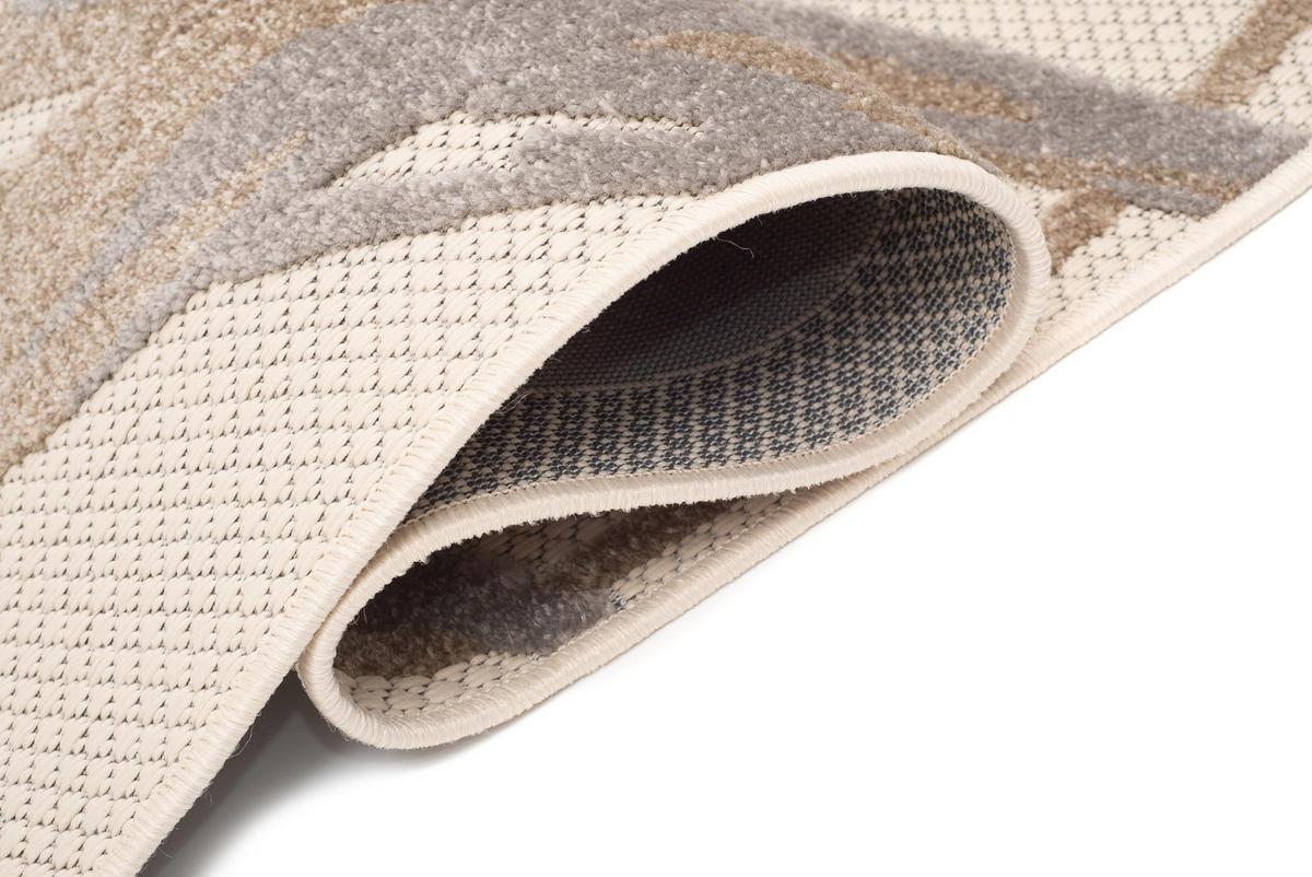 TEPPICH PATIO Creme 160/220 cm - Creme, Kunststoff (160/220cm) - Tapiso