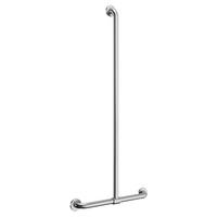 HANDLAUF T‑Form verschiebbar Ø32 1160x500 mm Edelstahl Seidenglanz - Chromfarben, Metall (11/11/116cm) - Delabie