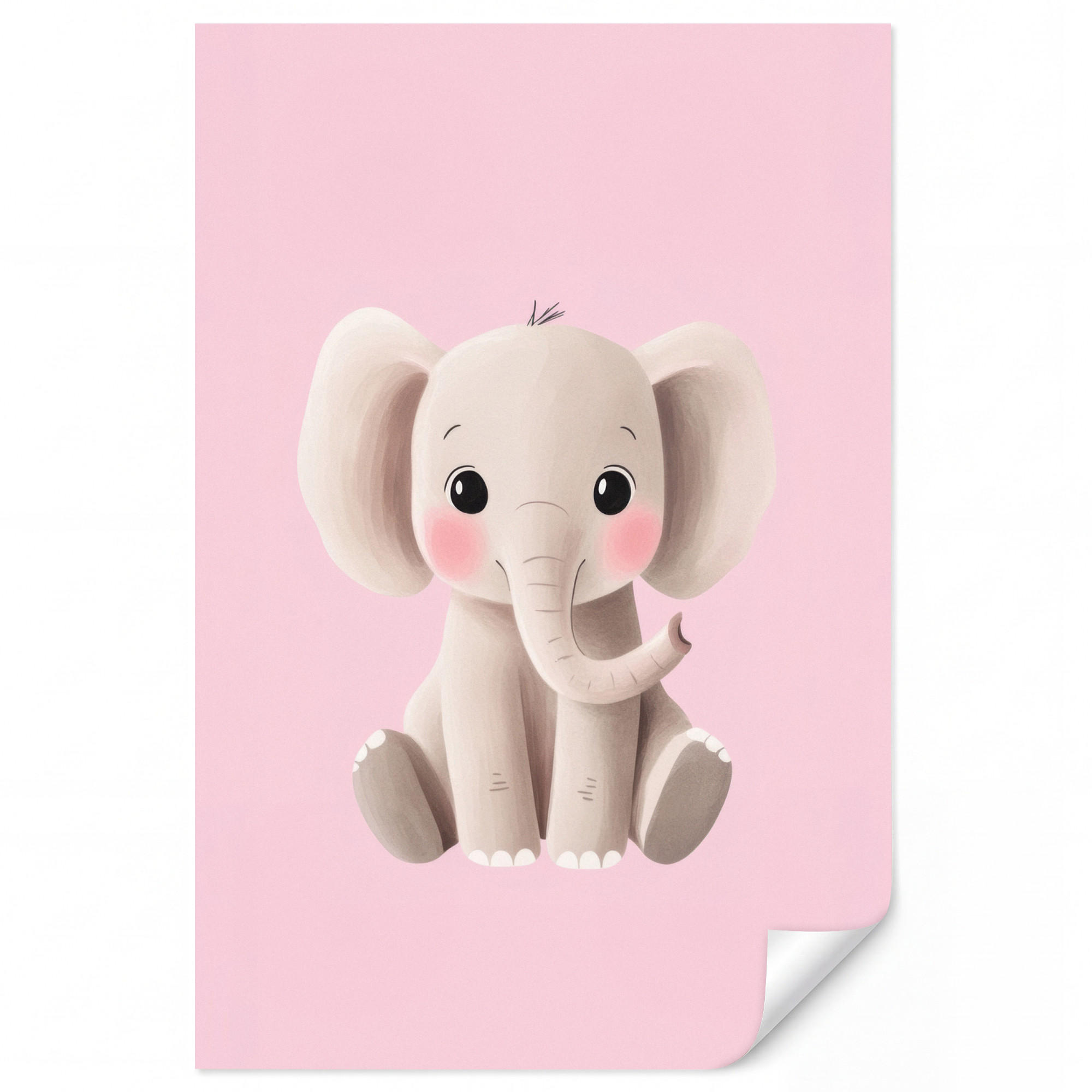 OnlyWow Kindertapete Hellrosa 160x240 cm