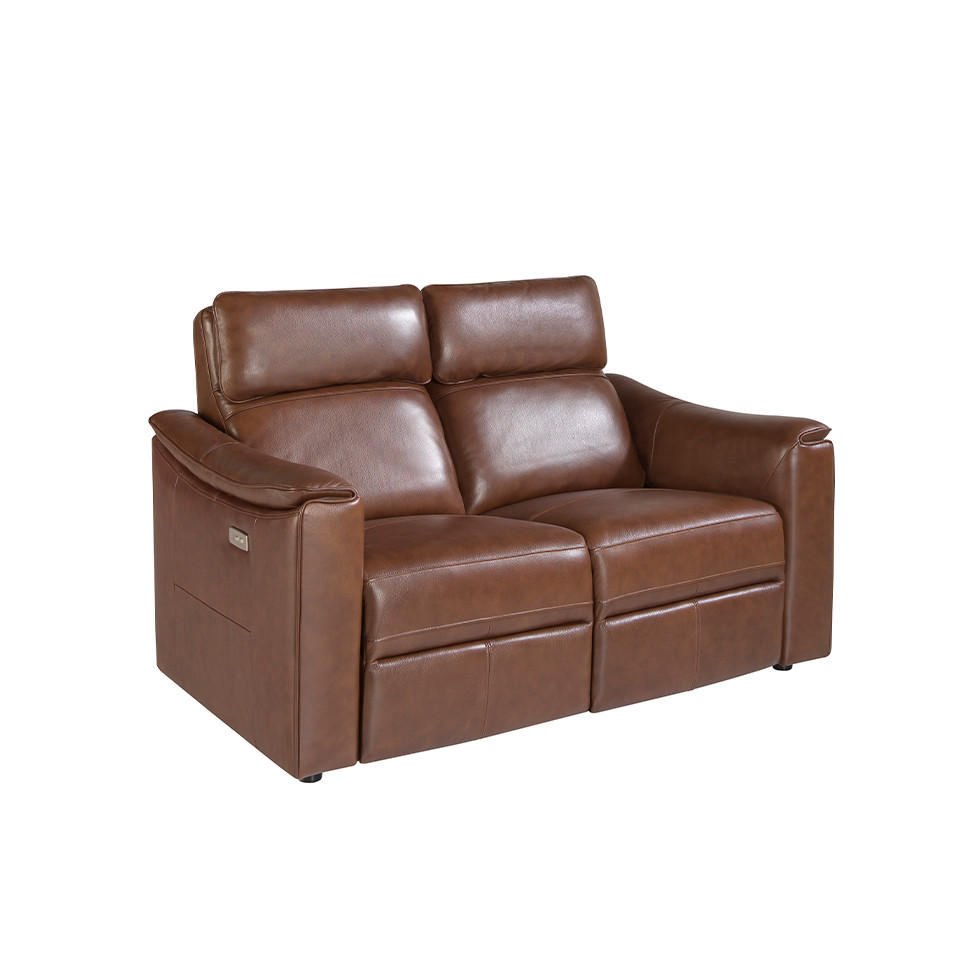 SOFA 2-SITZER Braun 155/92/98 cm - Braun, Leder (155/98/92cm) - ANGEL CERDA