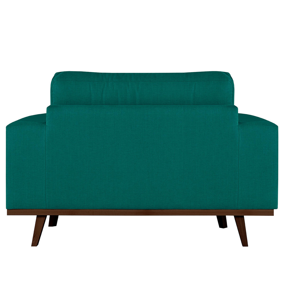 SESSEL - Buchefarben/Petrol, Buchenholz/Textil (122/81/88cm) - home24