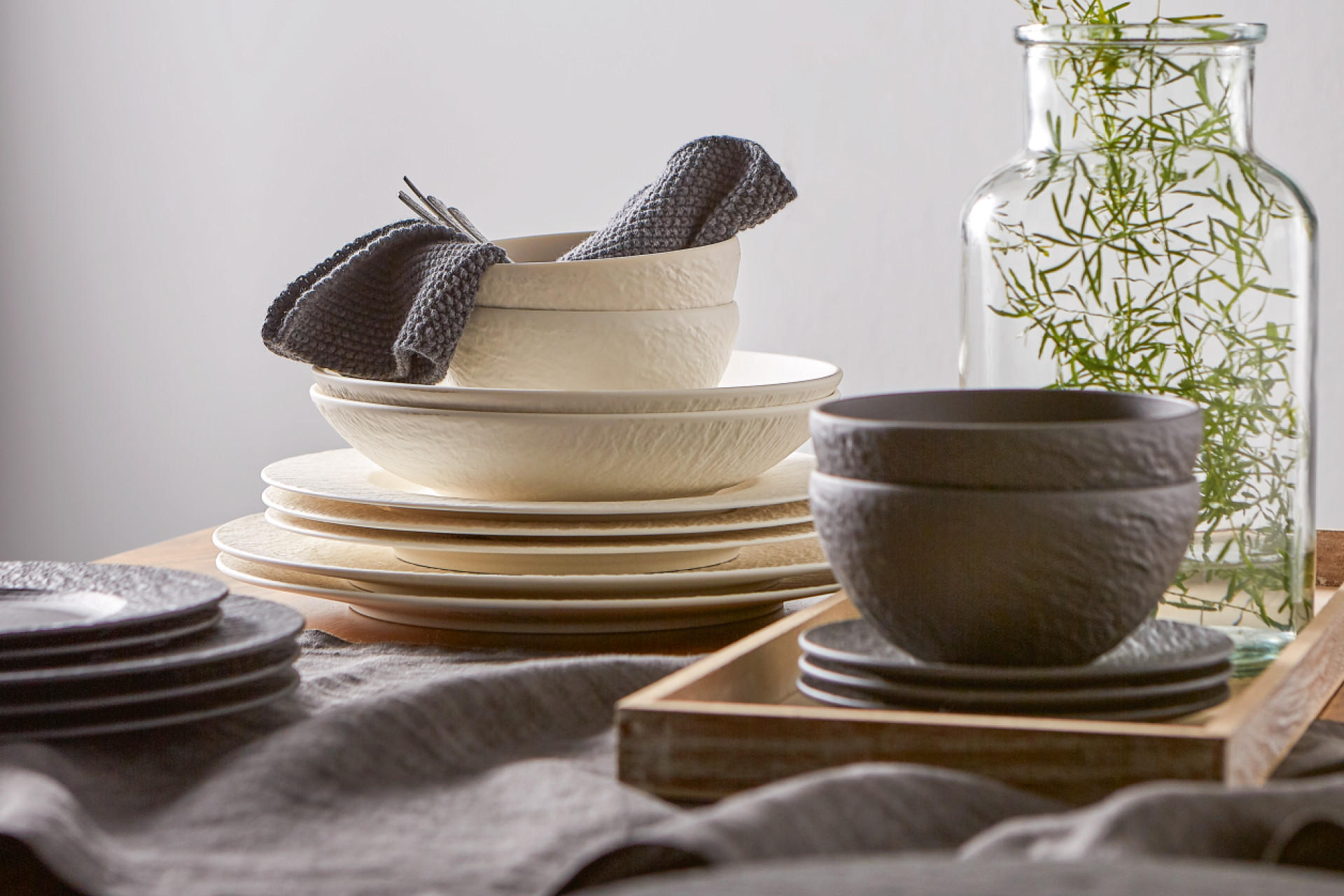 Geschirr Materialien