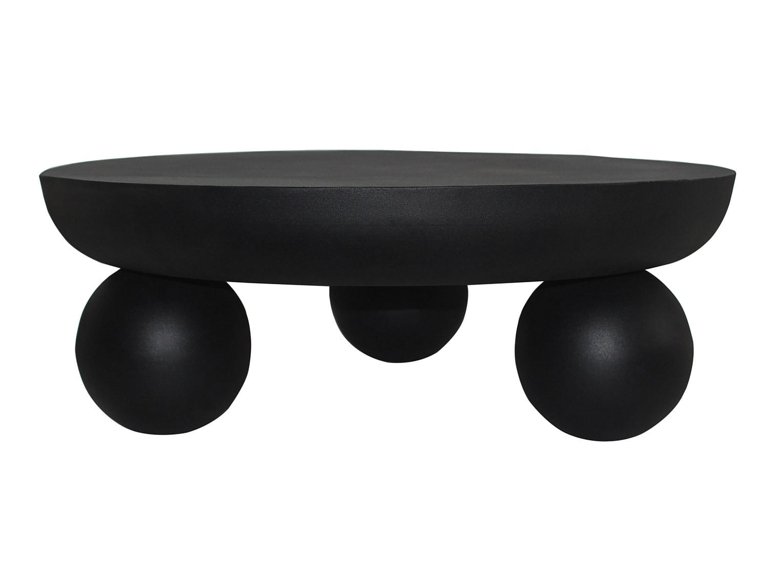 COUCHTISCH - 85 cm x 85 cm - metall - schwarz Silida - Schwarz, Metall (85/85/30cm) - Vente-Unique