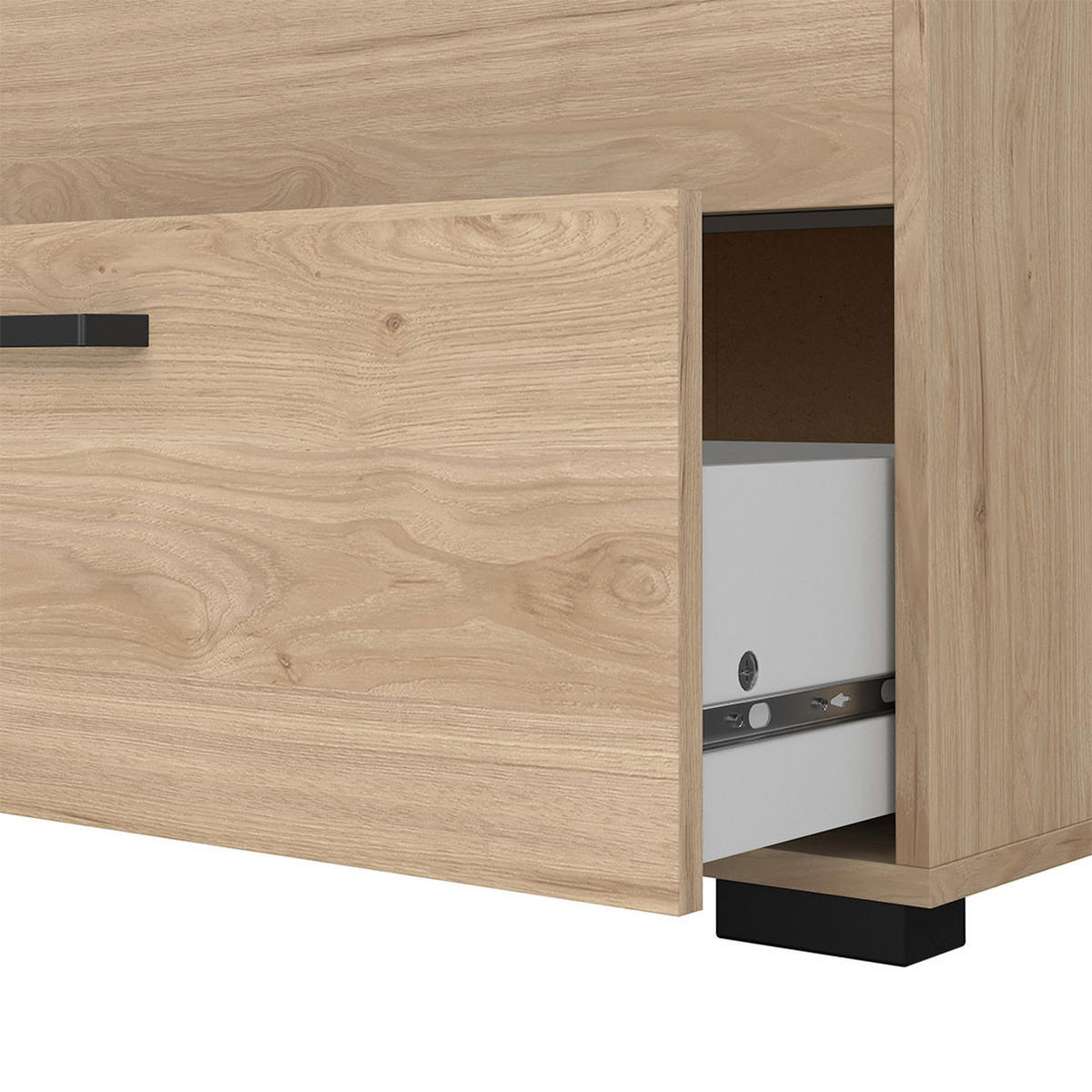 KOMMODE, Sofia, Eiche, Holzwerkstoff, 139 x 40 x 83 cm - Eichefarben, Holzwerkstoff (139/83/40cm) - ebuy24