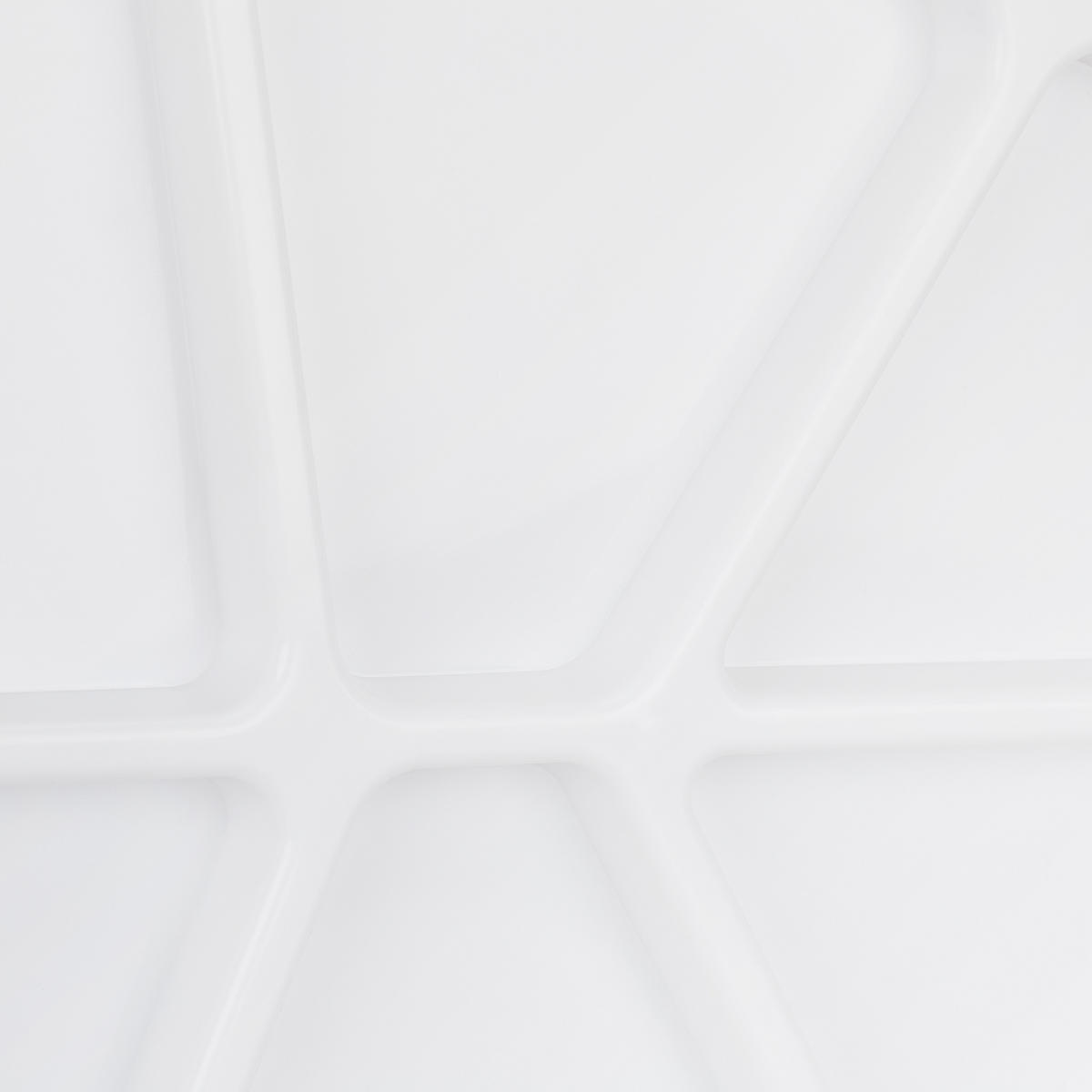 MISCHPALETTE - Weiß, Kunststoff (34/1.5/25cm) - Relaxdays