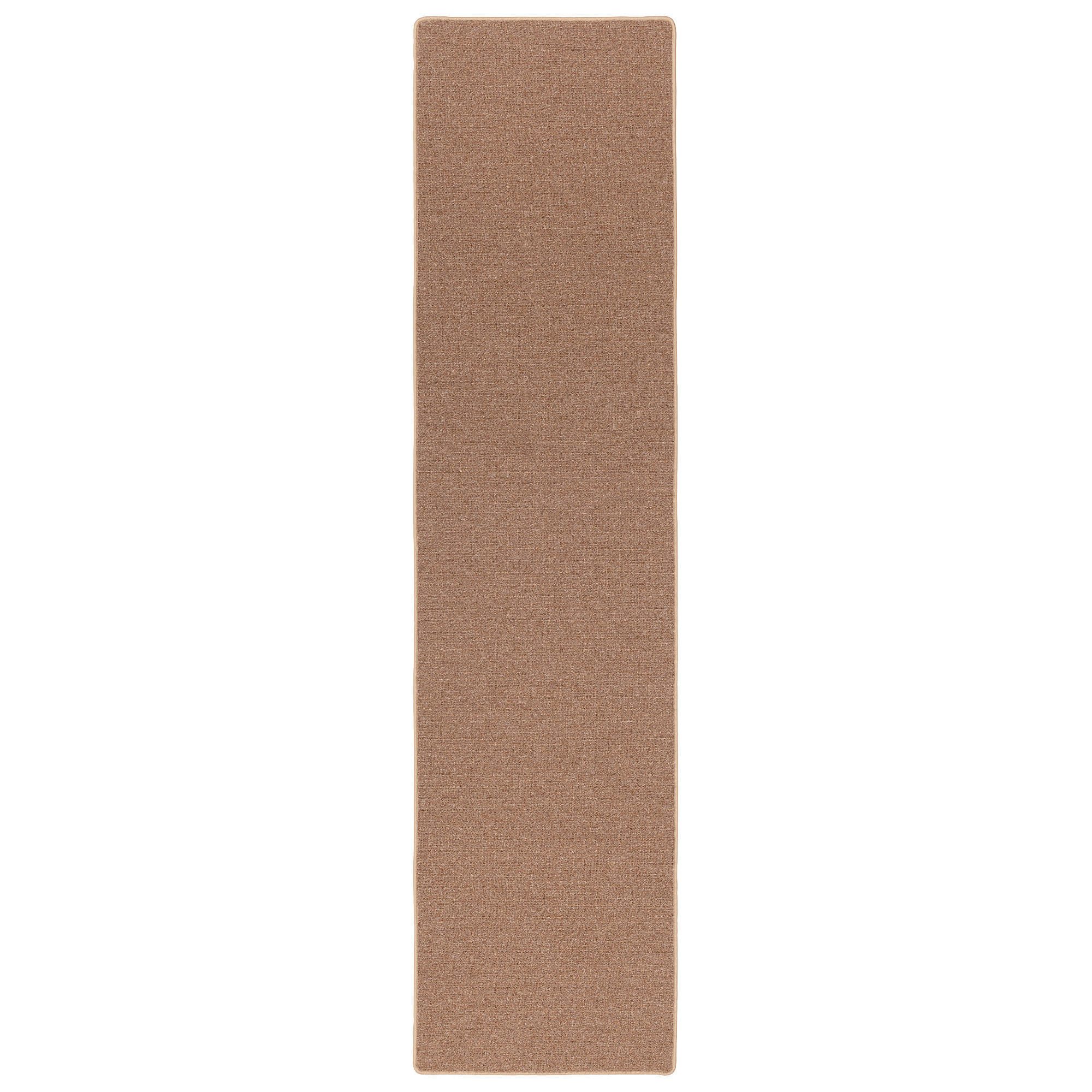 FEINSCHLINGEN VELOUR LÄUFER TEPPICH STRONG - Walnussfarben, Textil (80/160cm) - Snapstyle