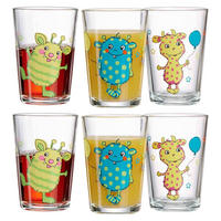KINDERGLÄSER Monsterchen bunt 205 ml 6er Set - Multicolor, Glas (0.205L) - Ritzenhoff Breker