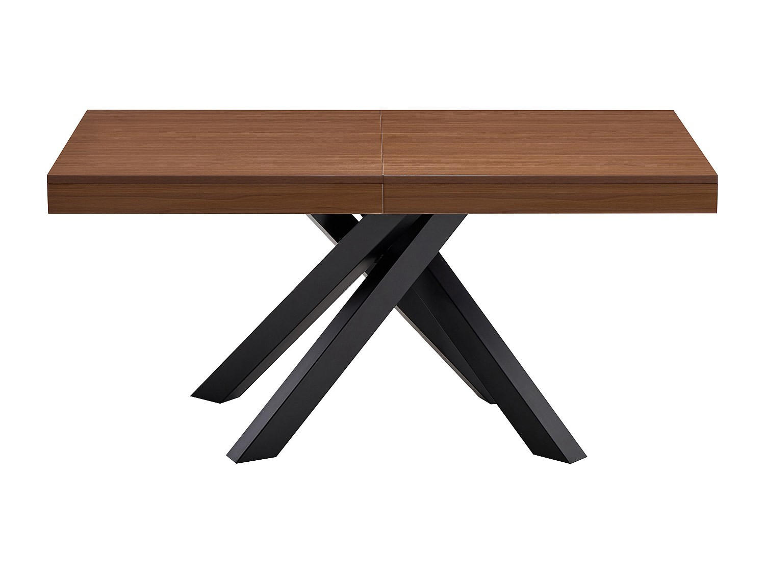 ESSTISCH - 6 Personen, 8 Personen, 10 Personen - holz - naturfarben dunkel Catonav - Naturfarben, Holz/Metall (90/160/75cm) - Vente-Unique
