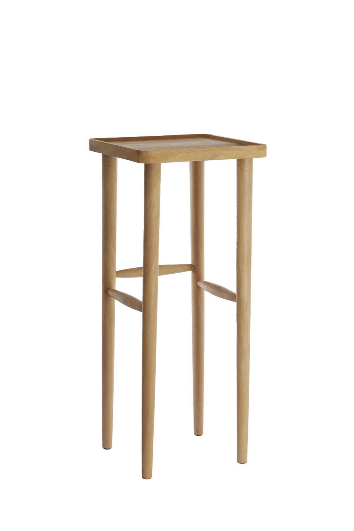 SÄULE Qiano Braun 42/42/100 cm - Braun, Holz (42/42/100cm) - Light & Living