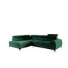 ECKSOFA Toronto - Dunkelgrün, Holzwerkstoff/Textil (270/200cm) - Fun Möbel