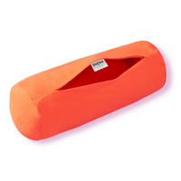 NACKENROLLENBEZUG Basic 100% Baumwolle orange 40/15 cm - Orange, Textil (15/40cm) - beties Heimtextil