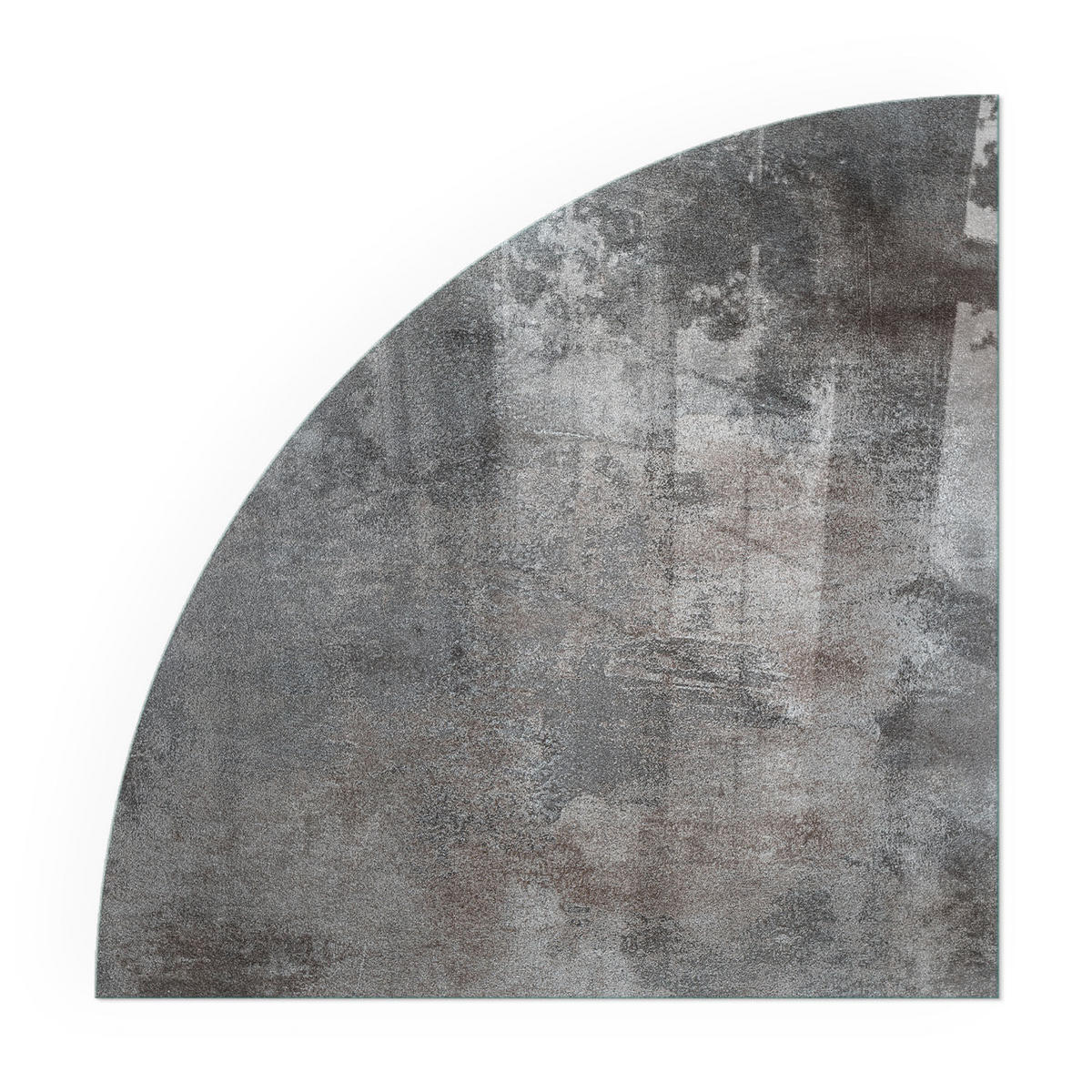 GLASPLATTE für Kamin 100x100 cm - Grau, Glas (100/100/0.4cm) - TULUP