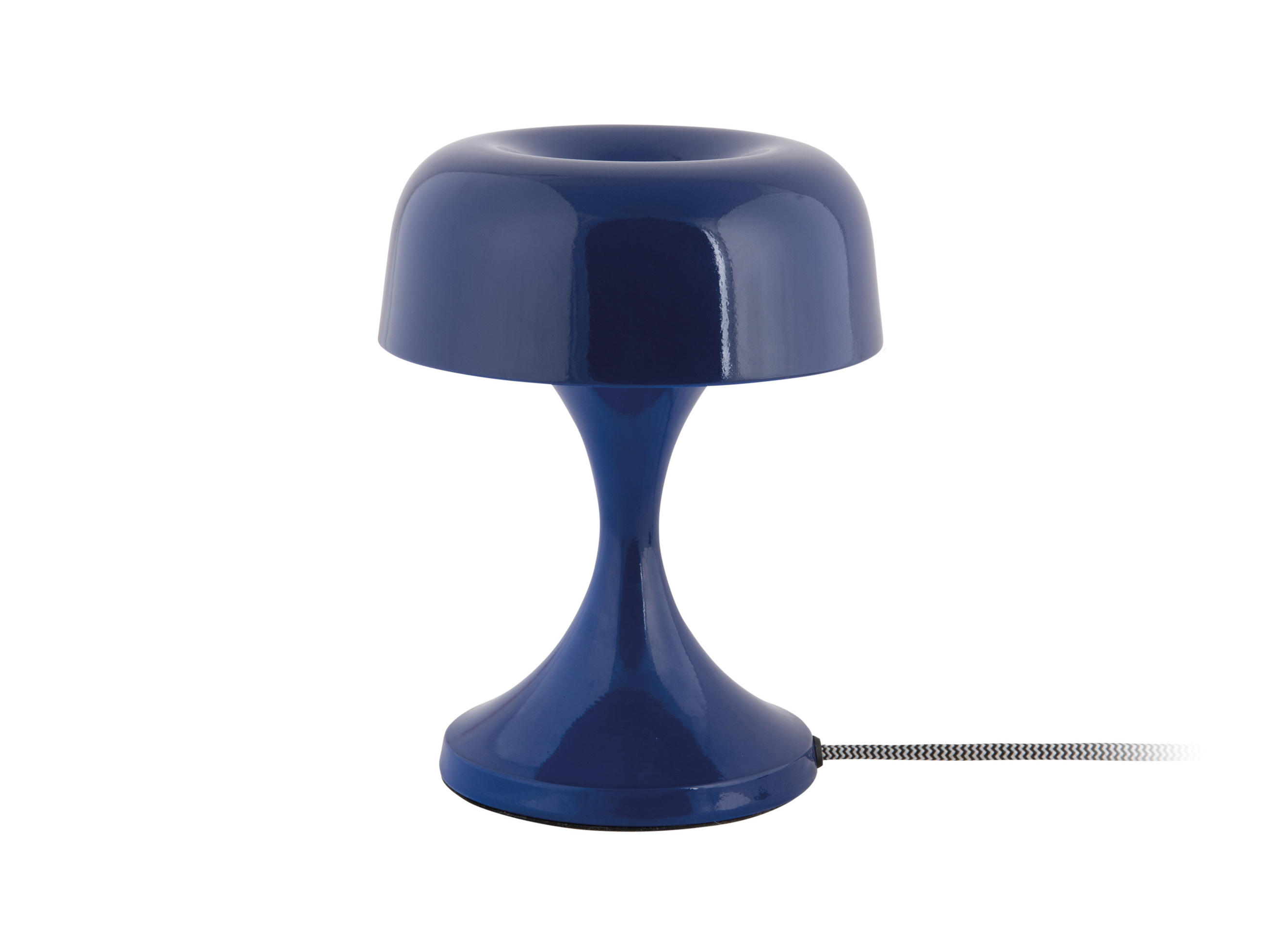 TISCHLAMPE Moda Retro - Blau - 15,5/15,5/20 cm - Blau, Metall (15/15/20cm) - Leitmotiv