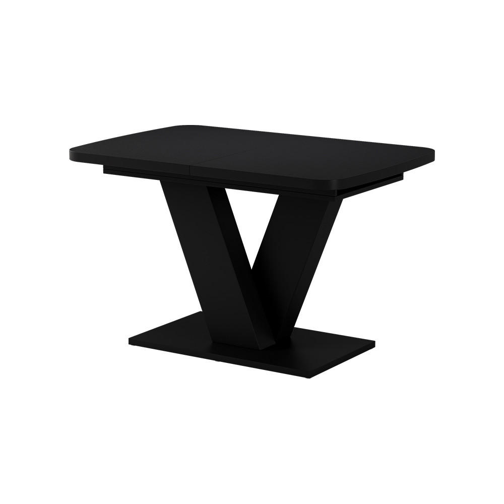 JÍDELNÍ STŮL Fenaro Černá 120 x 80 cm roztažitelný - černá, kompozitní dřevo (80/120/77.4cm) - Vicco